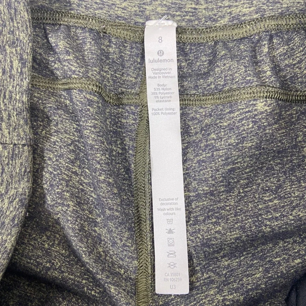 Lululemon Women's Size‎ 8 Reay to Rulu Jogger Olive Green Heathered Lounge Pants
